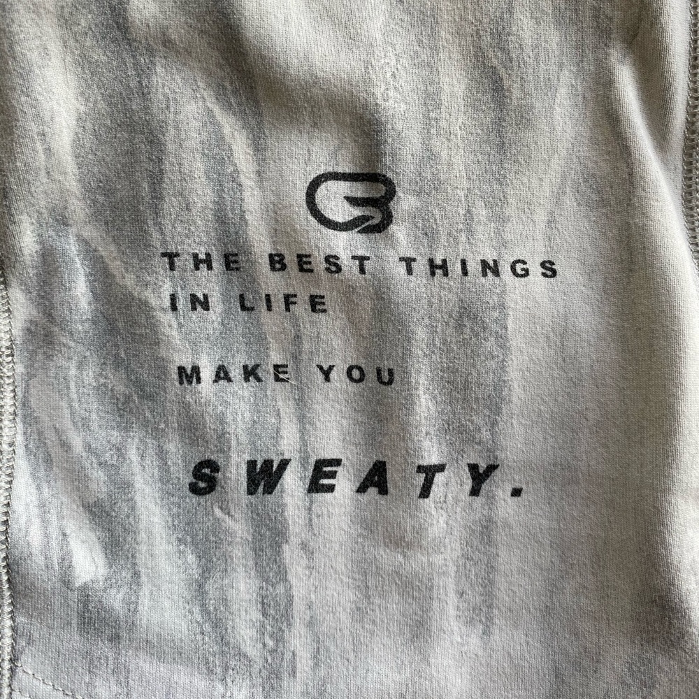Good hYOUman x CycleBar “sweaty” leggings
